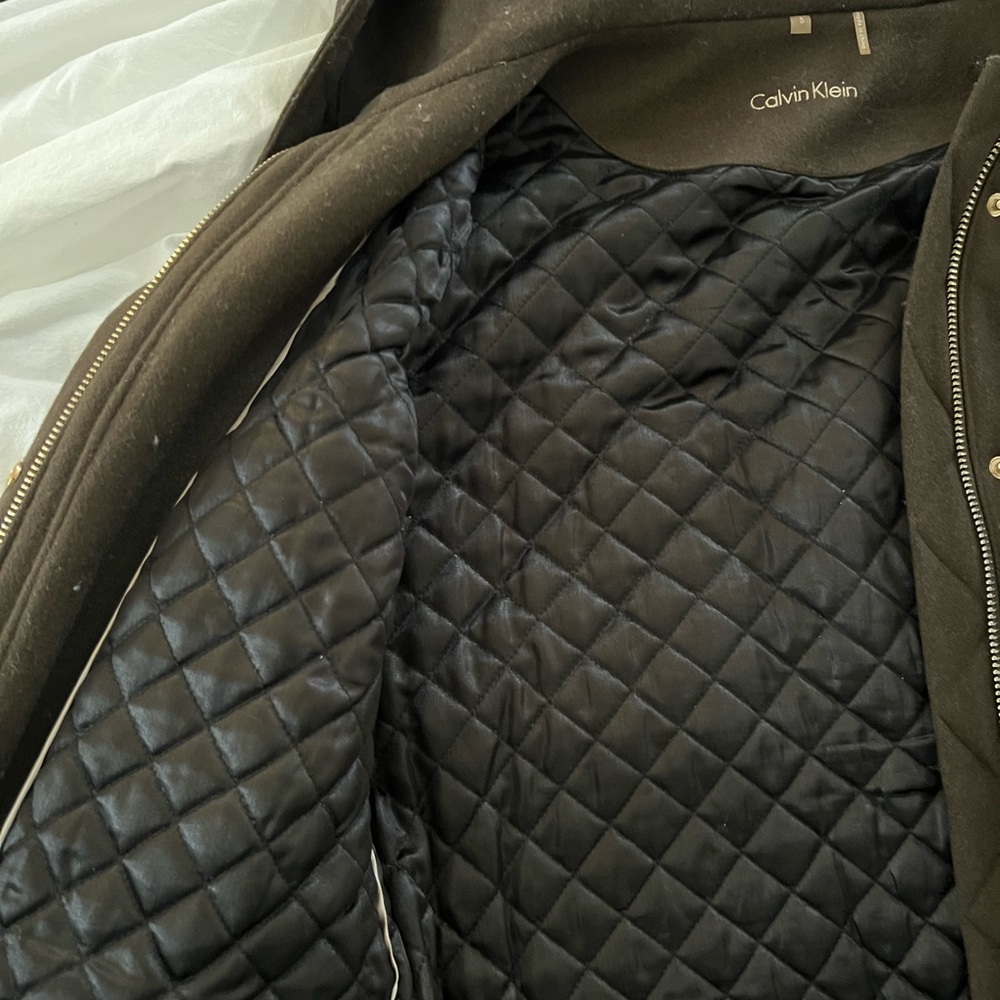 Calvin Klein Coat (Army green) Size Small - Picture 4 of 7
